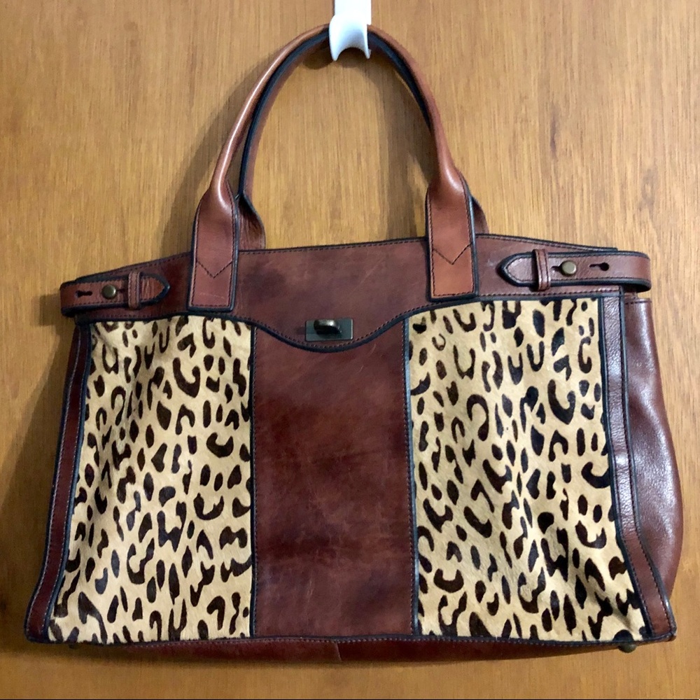 Fossil Rare Leopard Weekender Original
